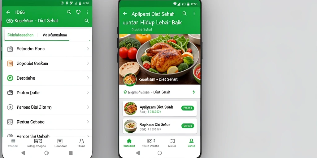 Antarmuka aplikasi ID66 yang user-friendly dan informatif.
