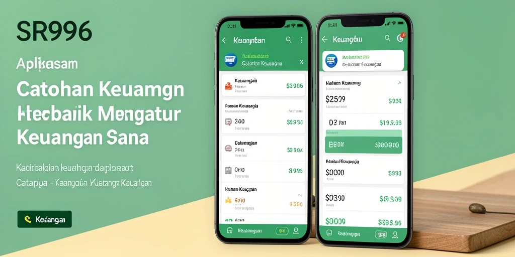 Antarmuka aplikasi yang intuitif dan fitur catatan keuangan lengkap.